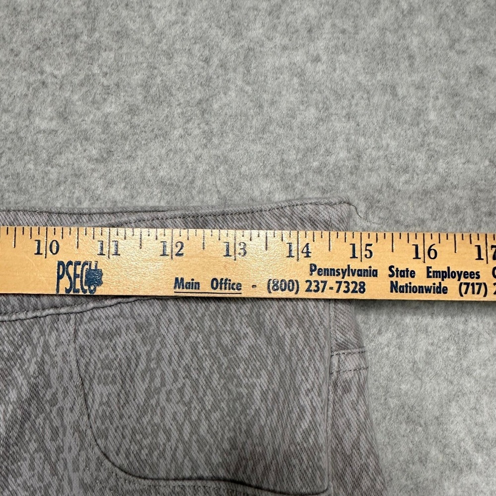 Spanx Ankle Jean-Ish Leggings Gray Python Snakesk… - image 5